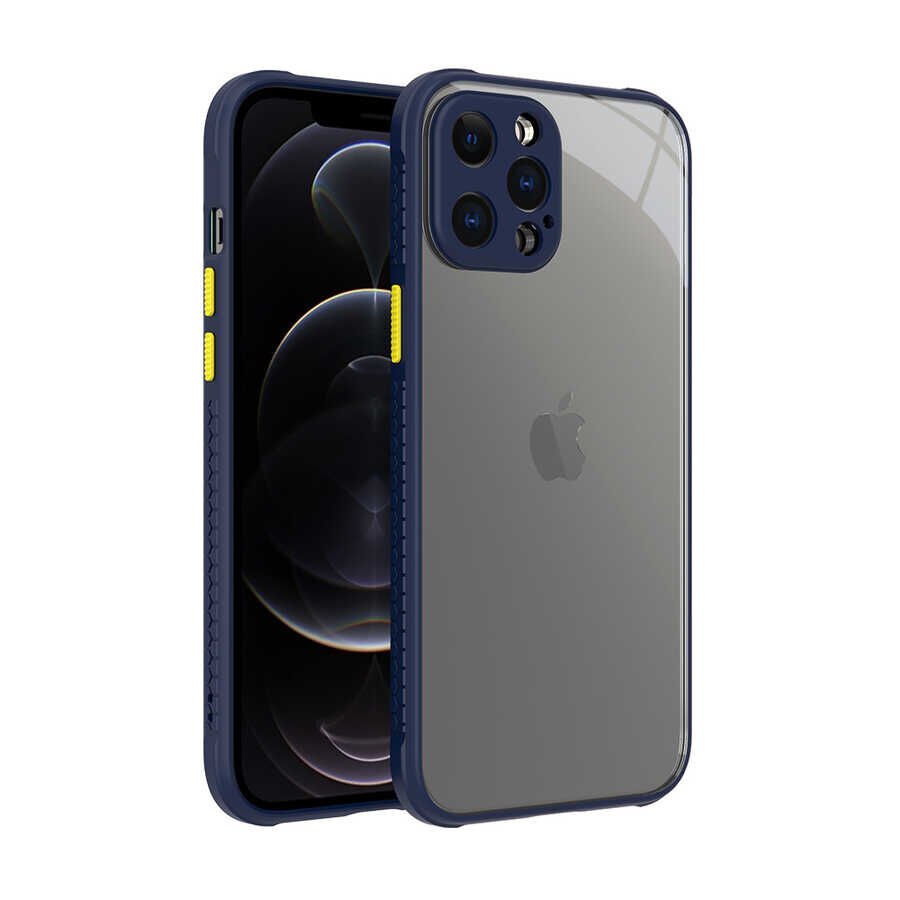 iPhone 12 Pro Max Kılıf Kaff Kapak Lacivert