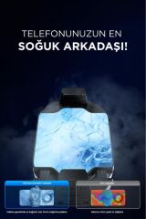 25 Kablolu Cep Telefonu Soğutma Fanı Gamer Oyuncu Radyatör Soğutucu Siyah