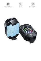 25 Kablolu Cep Telefonu Soğutma Fanı Gamer Oyuncu Radyatör Soğutucu Siyah