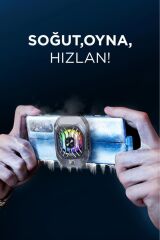 25 Kablolu Cep Telefonu Soğutma Fanı Gamer Oyuncu Radyatör Soğutucu Siyah