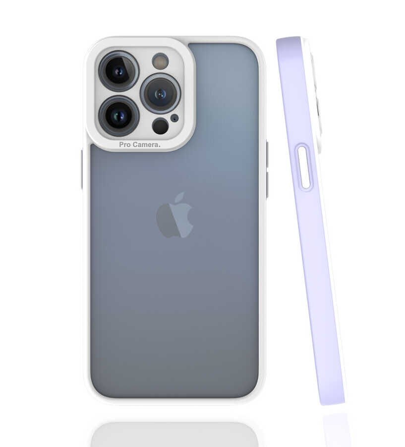 iPhone 13 Pro Kılıf Mima Kapak Lila