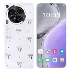 Tecno Camon 30 5G Kılıf Airbag Tasarımlı Simli Şeffaf Kutup Kapak Yıldız