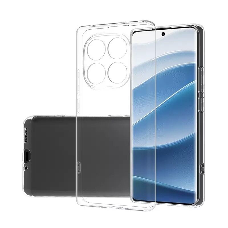 Xiaomi Redmi Note 14 Pro 4G Kılıf Kamera Korumali Süper Silikon Kapak Şeffaf