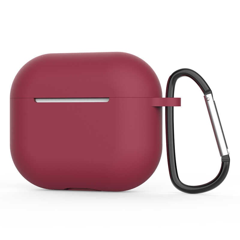 Airpods 3. Nesil Airbag 28 Silikon Kılıf Mürdüm