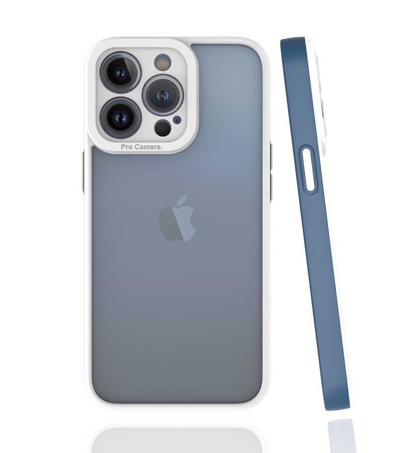 iPhone 13 Pro Kılıf Mima Kapak Lacivert