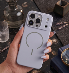 iPhone 17 Pro Max Kılıf Meta Lansman Magsafe Kamera Korumalı içi Kadife Yumuşak Renkli Süet Silikon