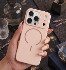 iPhone 17 Pro Max Kılıf Meta Lansman Magsafe Kamera Korumalı içi Kadife Yumuşak Renkli Süet Silikon