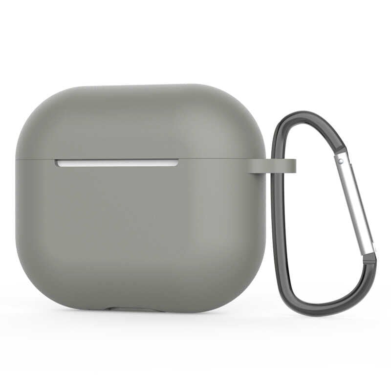 Airpods 3. Nesil Airbag 28 Silikon Kılıf Gri