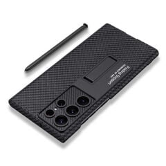 Samsung Galaxy S23 Ultra Kılıf Kıpta Standlı Kapak