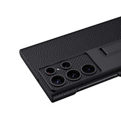 Samsung Galaxy S23 Ultra Kılıf Kıpta Standlı Kapak