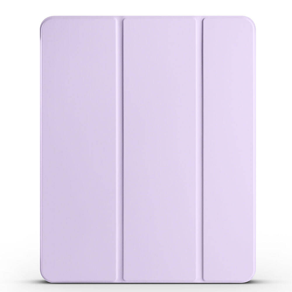 iPad Air 13 2025 M3 Smart Cover Kalem Bölmeli Standlı 1-1 Kılıf Lila