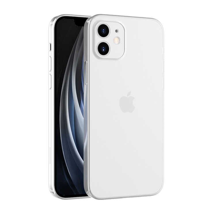 iPhone 12 Kılıf Blok Kapak Renksiz