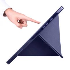 Samsung Galaxy Tab A8 10.5 SM-X200 (2021) Kılıf Zore Tri Folding Kalem Bölmeli Standlı Kılıf