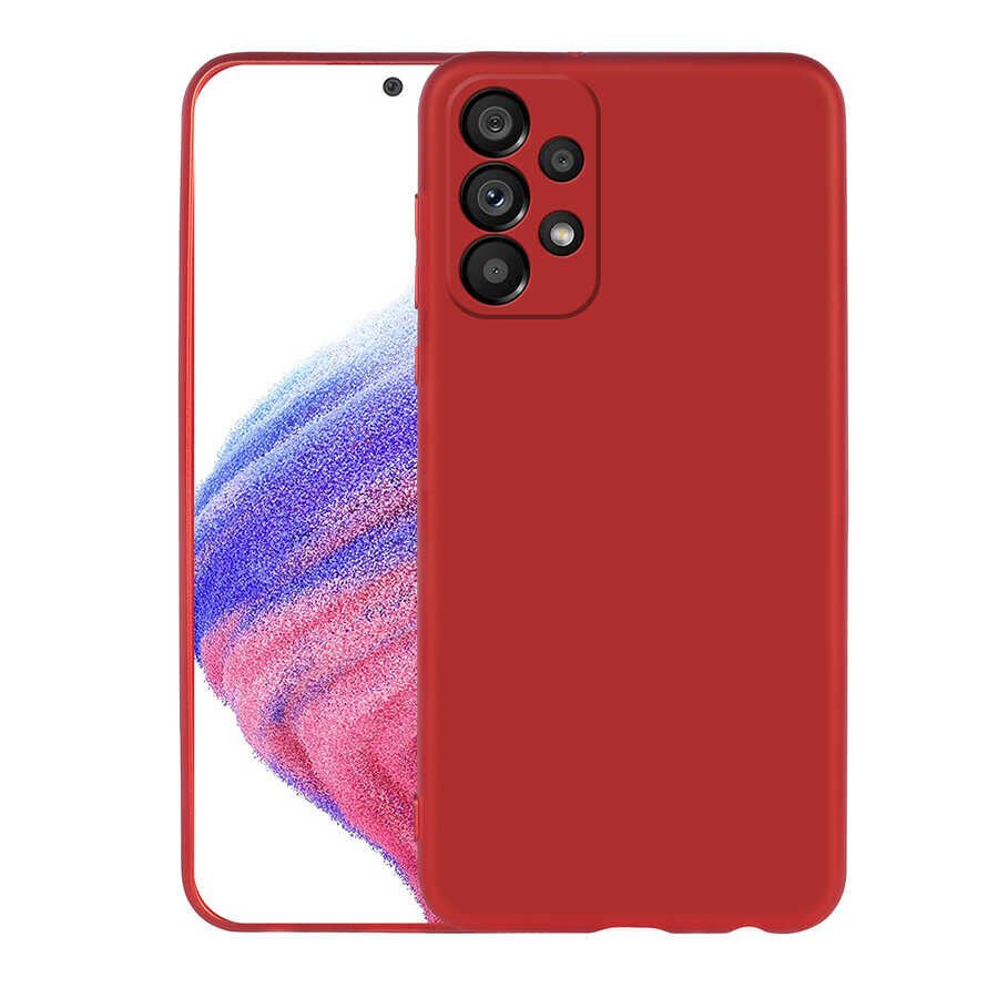 Samsung Galaxy A33 5G Kılıf Premier Silikon Kapak Kırmızı
