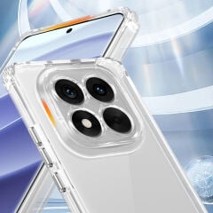 Xiaomi Redmi Note 14 Pro 5G Kılıf Airbagli Takılabilir Askı Aparatlı Snap Silikon Kapak