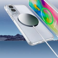 Samsung Galaxy S25 Edge Kılıf Airbagli Takılabilir Askı Aparatlı Snap Silikon Kapak