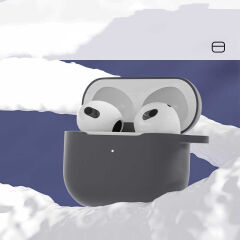 Airpods 3. Nesil Standart Silikon Kılıf Mavi Açık