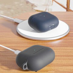 Airpods 3. Nesil Standart Silikon Kılıf Lila