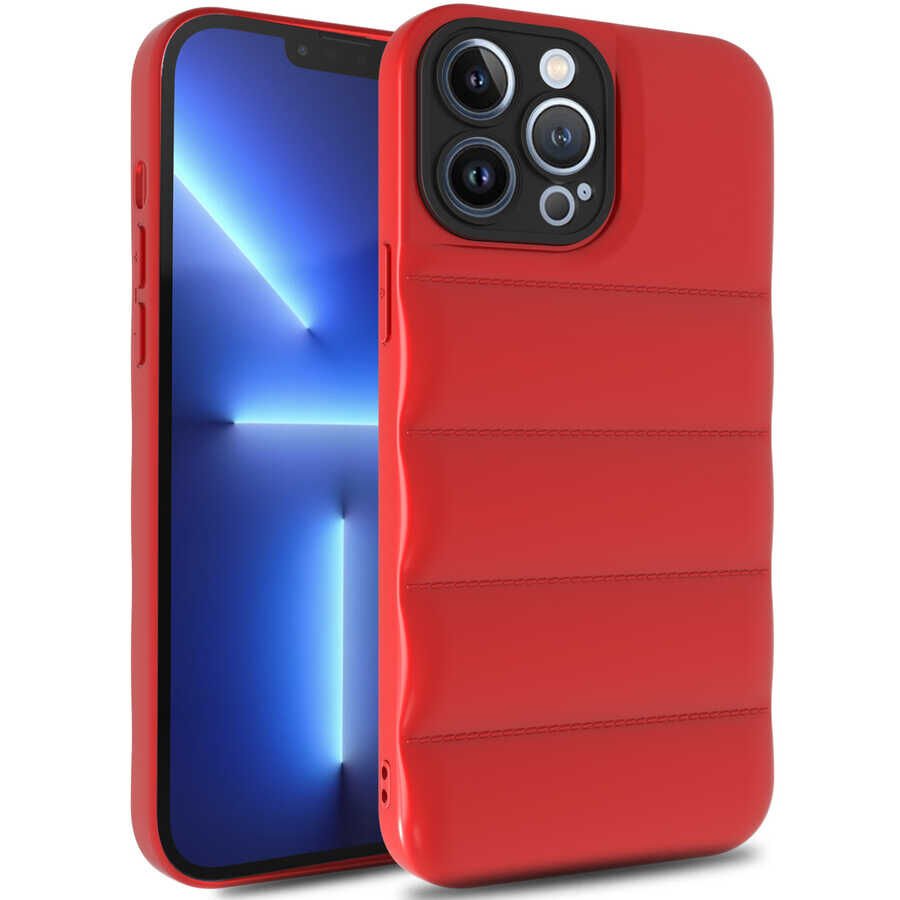 iPhone 13 Pro Kılıf Kasis Kapak Kırmızı