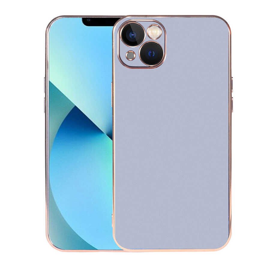iPhone 13 Kılıf  Viyana Kapak Mavi Açık