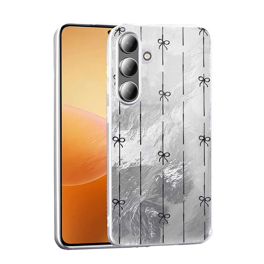 Samsung Galaxy S24 Kılıf Tasarim Desenli Mep Kapak Küçük Fiyonk