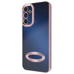 Samsung Galaxy A15 Kılıf Kamera Korumalı Logo Gösteren Omega Kapak