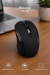 Mouse Yan Tuşlu Optik Kablosuz Fare TM08