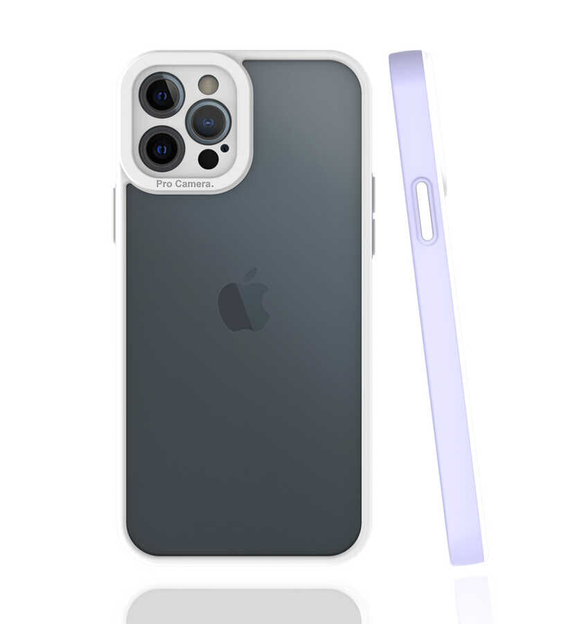 iPhone 12 Pro Kılıf Mima Kapak Lila