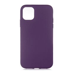 iPhone 11 Pro Max Kılıf LSR Lansman Kapak Derin Mor