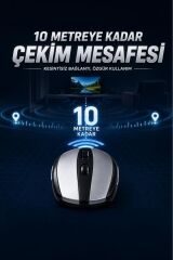 Mouse Yan Tuşlu Optik Kablosuz Fare TM08 Siyah