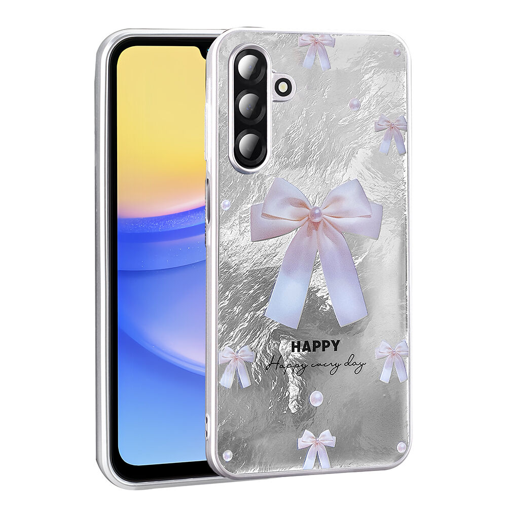 Samsung Galaxy A26 Kılıf Tasarim Desenli Mep Kapak İncili Fiyonk