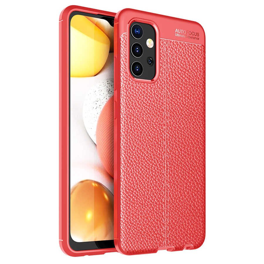 Samsung Galaxy A32 4G Kılıf Niss Silikon Kapak Kırmızı