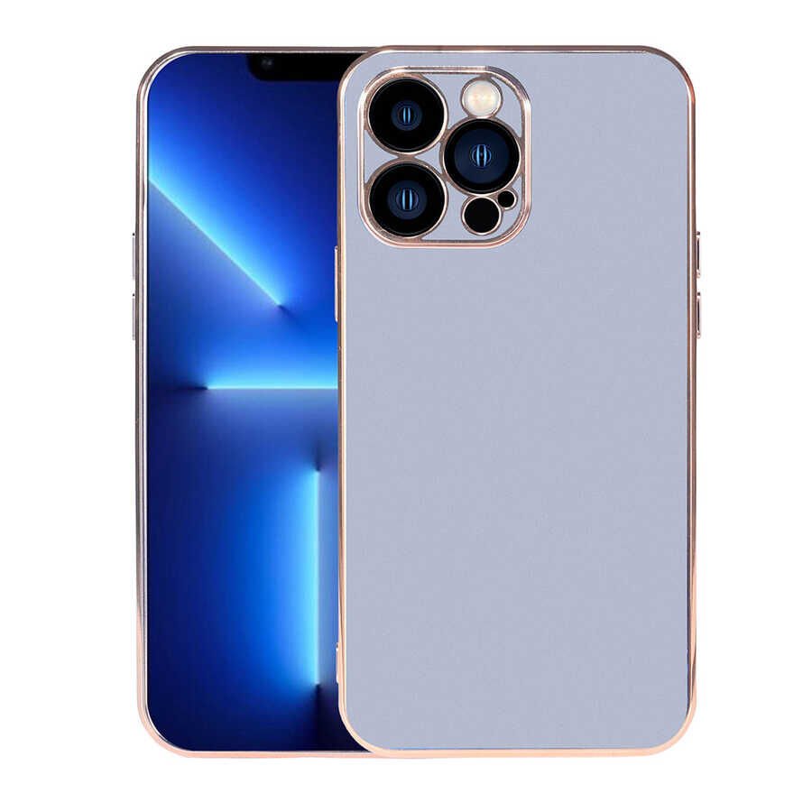 iPhone 13 Pro Max Kılıf Viyana Kapak Mavi Açık