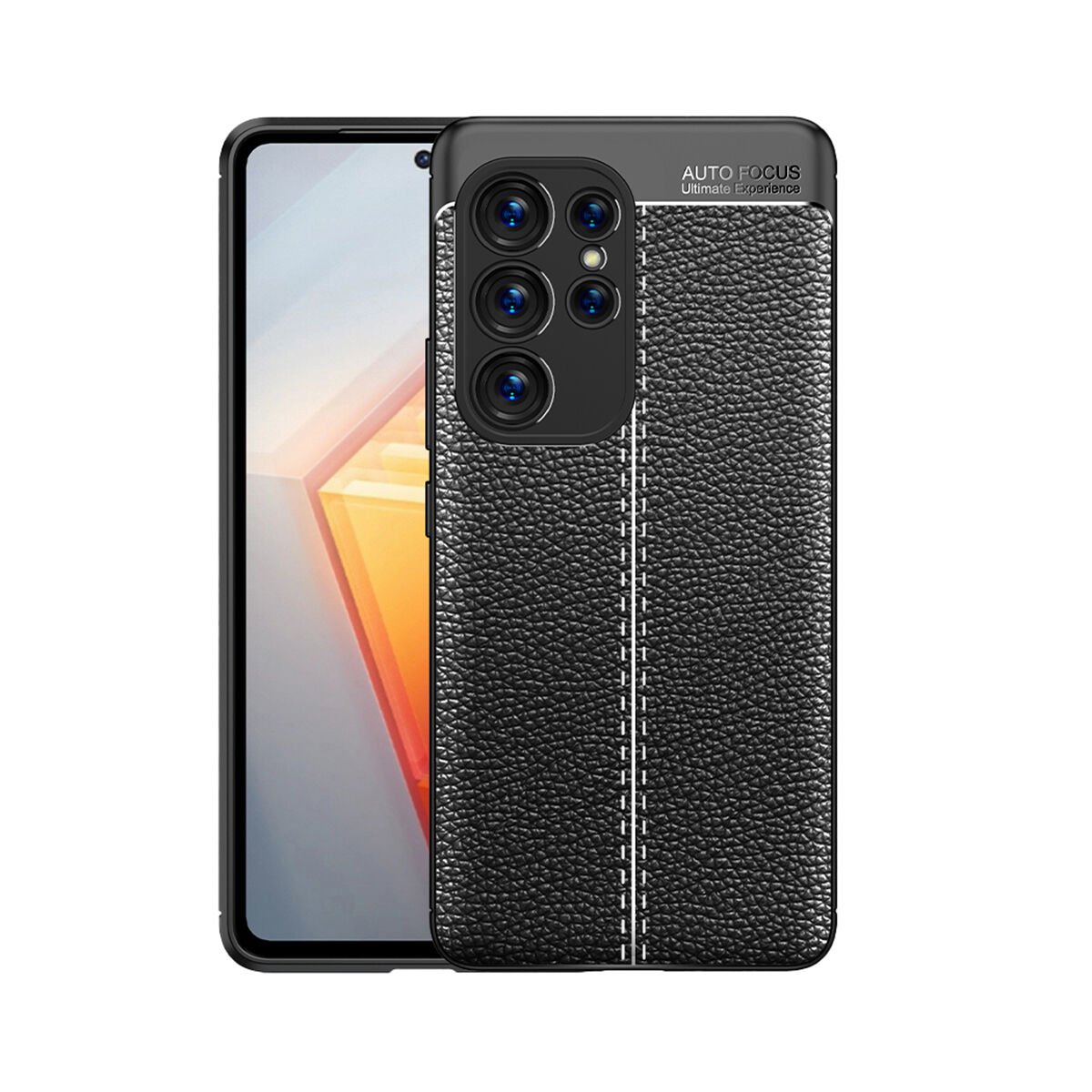 Samsung Galaxy S23 Ultra Kılıf Niss Silikon Kapak Siyah