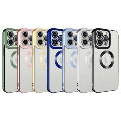 iPhone 14 Pro Kılıf Kamera Korumalı Logo Gösteren Omega Kapak