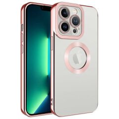 iPhone 14 Pro Kılıf Kamera Korumalı Logo Gösteren Omega Kapak