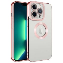 iPhone 14 Pro Kılıf Kamera Korumalı Logo Gösteren Omega Kapak