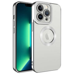 iPhone 14 Pro Kılıf Kamera Korumalı Logo Gösteren Omega Kapak