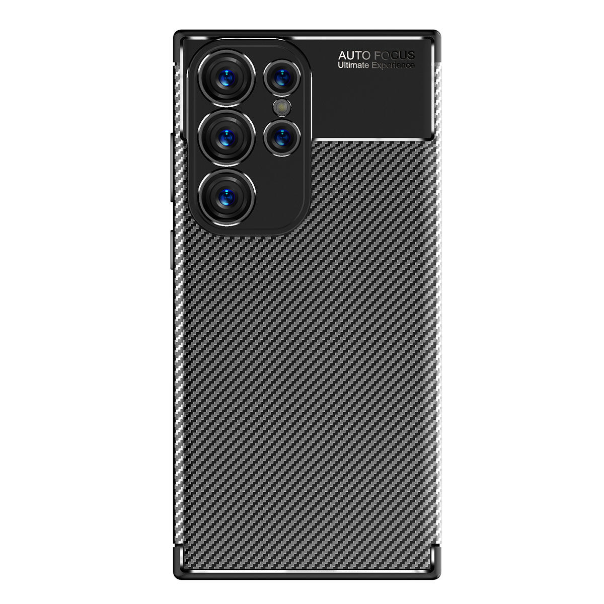 Samsung Galaxy S23 Ultra Kılıf Negro Silikon Kapak Siyah