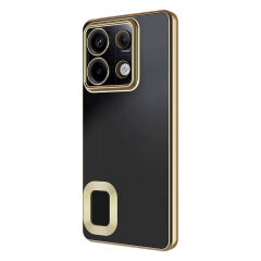 Xiaomi Redmi Note 13 4G Kılıf Kamera Korumalı Logo Gösteren Omega Kapak
