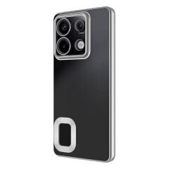 Xiaomi Redmi Note 13 4G Kılıf Kamera Korumalı Logo Gösteren Omega Kapak
