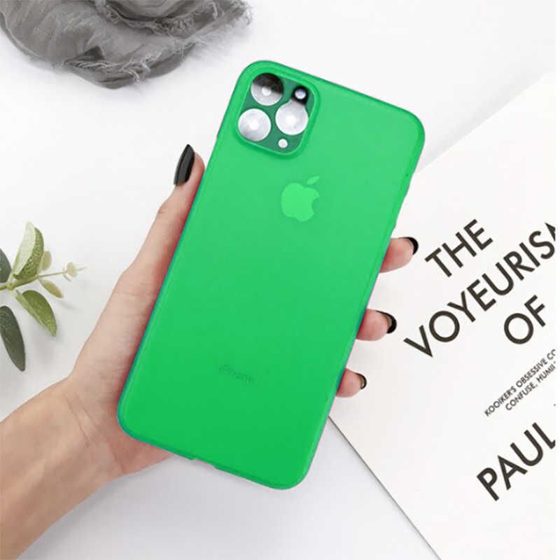 iPhone 11 Pro Kılıf Eko PP Kapak Açık Yeşil