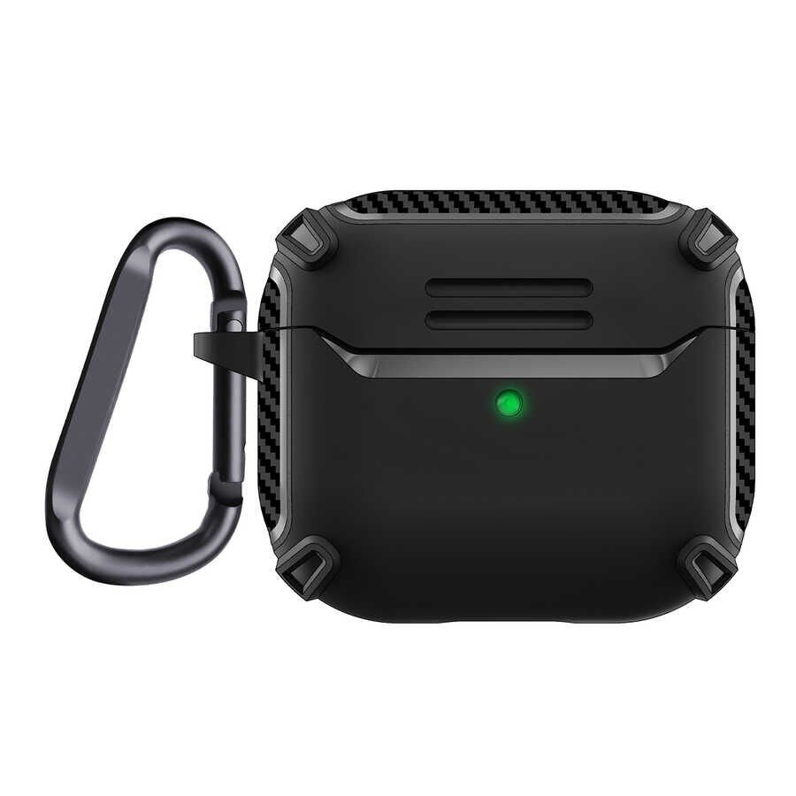Airpods 3. Nesil Kılıf Airbag 26 Silikon Siyah