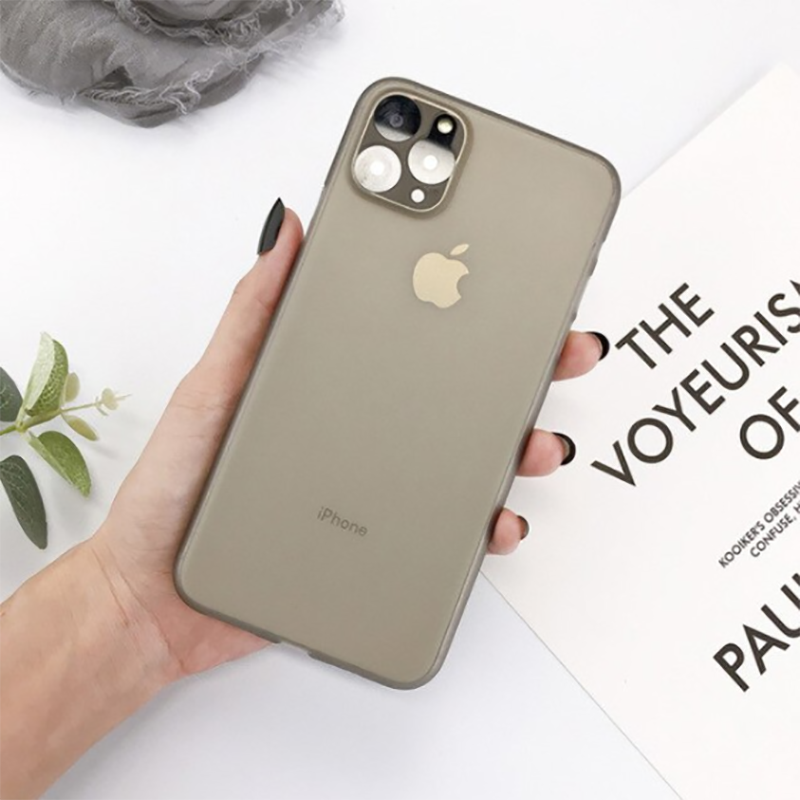iPhone 11 Pro Kılıf Eko PP Kapak Füme
