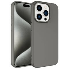 iPhone 15 Pro Max Kılıf LSR Lansman Kapak Kılıf Titanyum