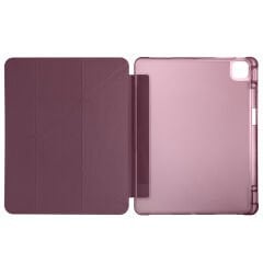 Apple iPad Air 13 2024 Kılıf Tri Folding Kalem Bölmeli Standlı Kılıf