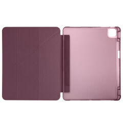 Apple iPad Air 13 2024 Kılıf Tri Folding Kalem Bölmeli Standlı Kılıf