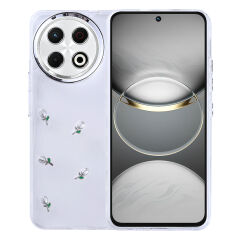 Tecno Spark 30 Pro Kılıf Airbag Tasarımlı Simli Şeffaf Kutup Kapak Fiyonk