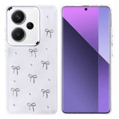 Xiaomi Redmi Note 13 Pro Plus 5G Kılıf Airbag Tasarımlı Simli Şeffaf Kutup Kapak Fiyonk
