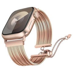 Watch 7 41mm KRD-137 Metal Hasır Kordon